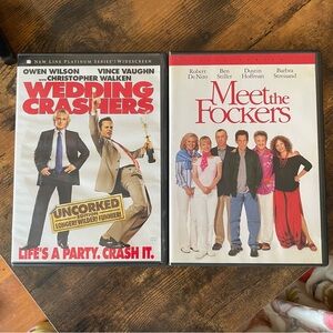 COMEDY DVD BUNDLE - Meet the Fockers & Wedding Crashers